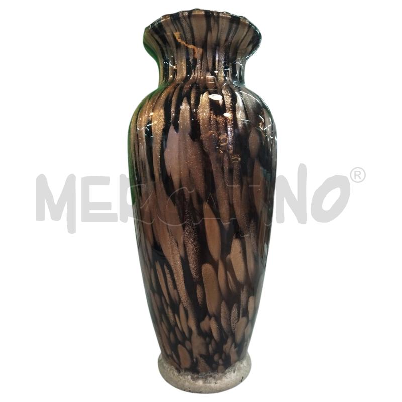 VASO VETRO AVVENTURINA | Mercatino dell'Usato Roma monteverde 1