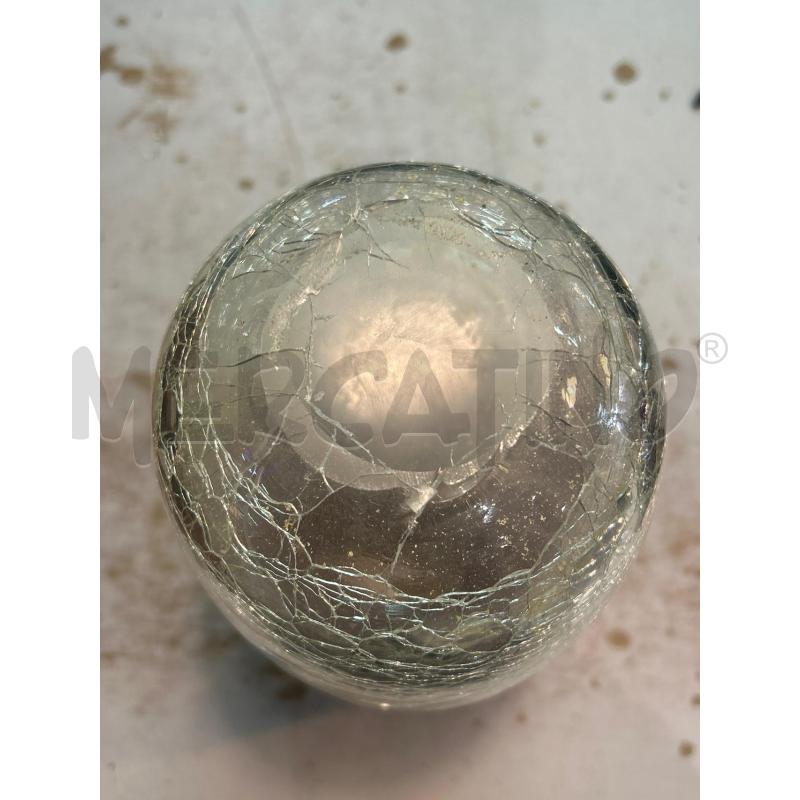 VASO VETRO CRAQUELE E VIOLA | Mercatino dell'Usato Roma monteverde 3