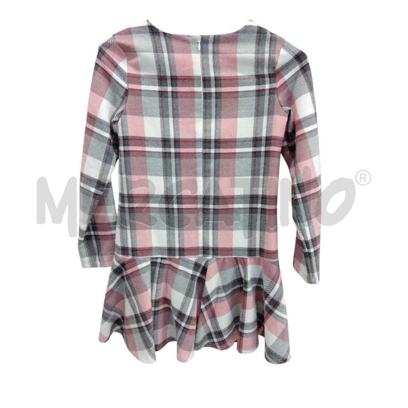 VESTITO BAMBINA IANA ROSA E GRIGIO  | Mercatino dell'Usato Roma monteverde 2