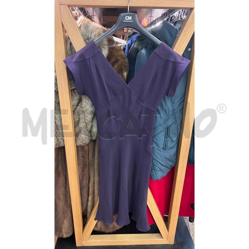 VESTITO DONNA DIANE VON FURSTENBERG VIOLA | Mercatino dell'Usato Roma monteverde 1