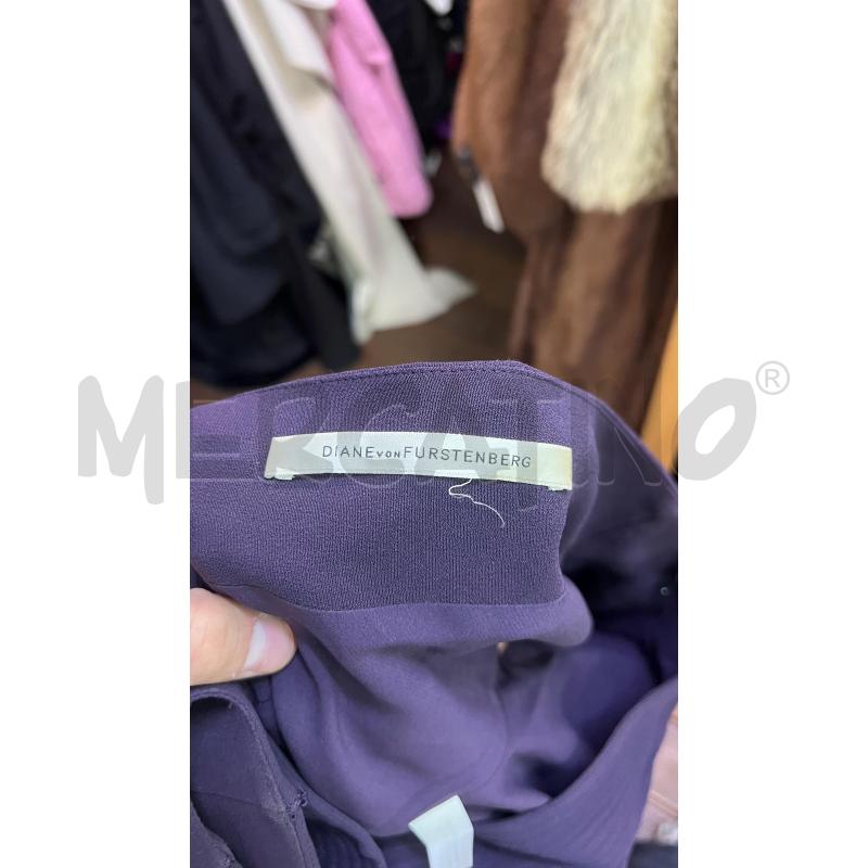 VESTITO DONNA DIANE VON FURSTENBERG VIOLA | Mercatino dell'Usato Roma monteverde 3