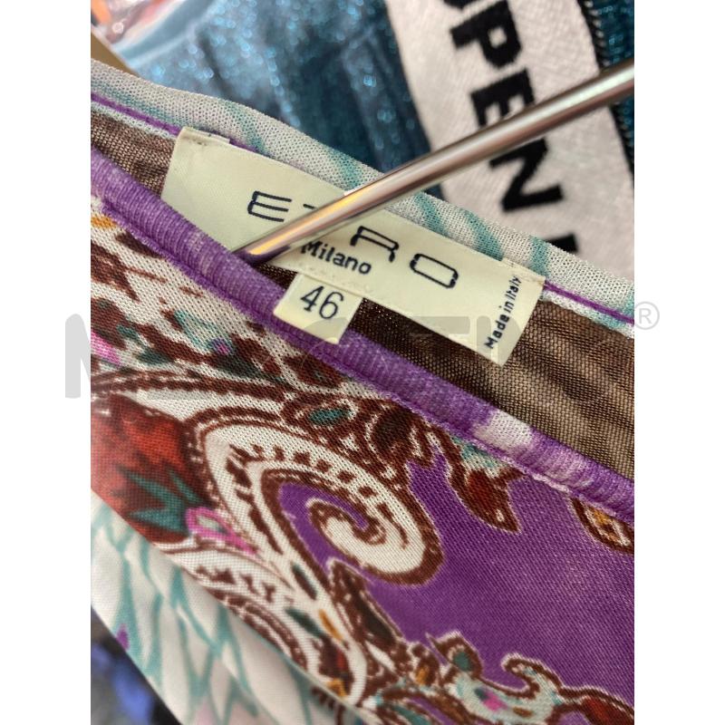 VESTITO DONNA ETRO VIOLA  | Mercatino dell'Usato Roma monteverde 3