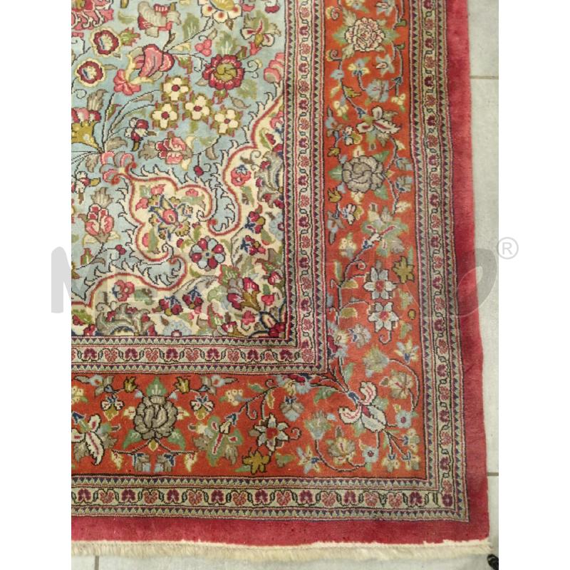 200X191 TAPPETO B/ROSSO T/CEL T/FLOREALE  | Mercatino dell'Usato Roma eur 3