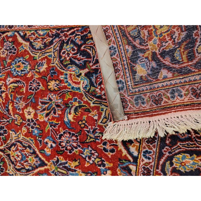 235X135 TAPPETO T/ROSSI BLU KASHAN | Mercatino dell'Usato Roma eur 3