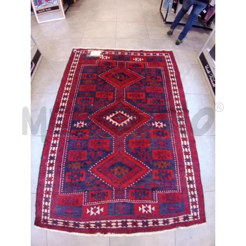 240X170 TAPPETO  ROMBI ROSSI T/BLU | Mercatino dell'Usato Roma eur 1