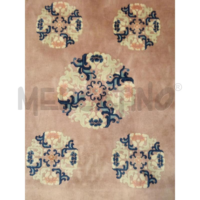 244X168 TAPPETO PECHINO FONDO ROSA  | Mercatino dell'Usato Roma eur 4