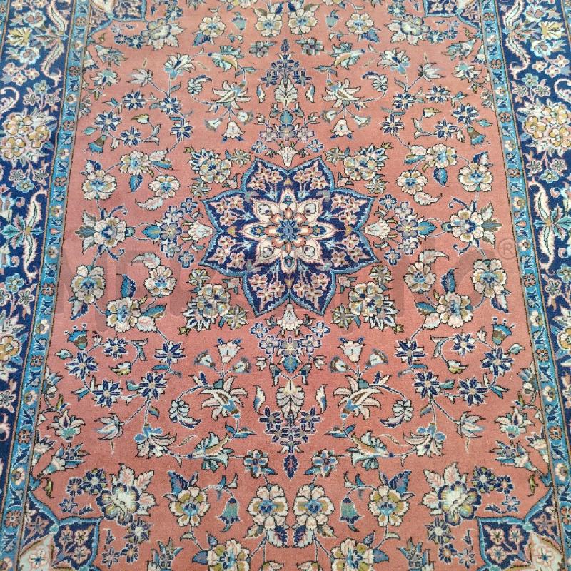 254X199 TAPPETO TONI BLU ROSSI FIORE CENTR | Mercatino dell'Usato Roma eur 3
