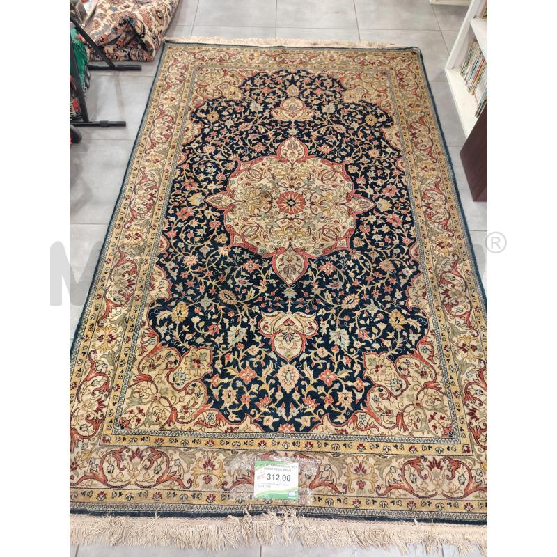 282X178 TAPPETO LANA BLU ROSSO BEIGE B/BLU | Mercatino dell'Usato Roma eur 1