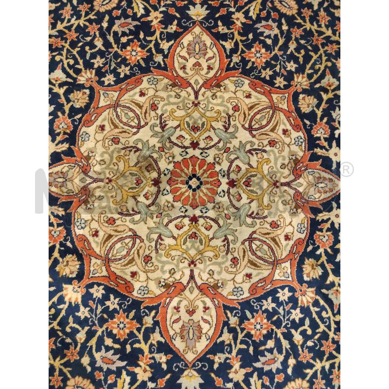 282X178 TAPPETO LANA BLU ROSSO BEIGE B/BLU | Mercatino dell'Usato Roma eur 2