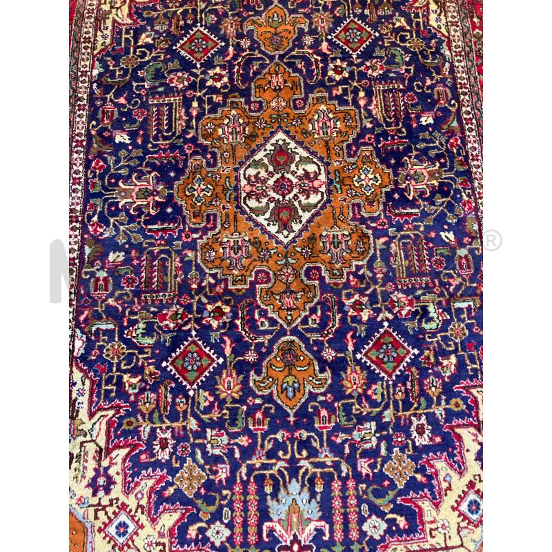 295X195 TAPPETO LANA ROSSO BLU B/BLU | Mercatino dell'Usato Roma eur 2