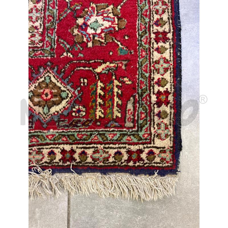 295X195 TAPPETO LANA ROSSO BLU B/BLU | Mercatino dell'Usato Roma eur 4