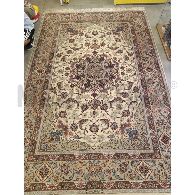 305X200 TAPPETO ISFAHAN EXTRA F SETA CERT | Mercatino dell'Usato Roma eur 1