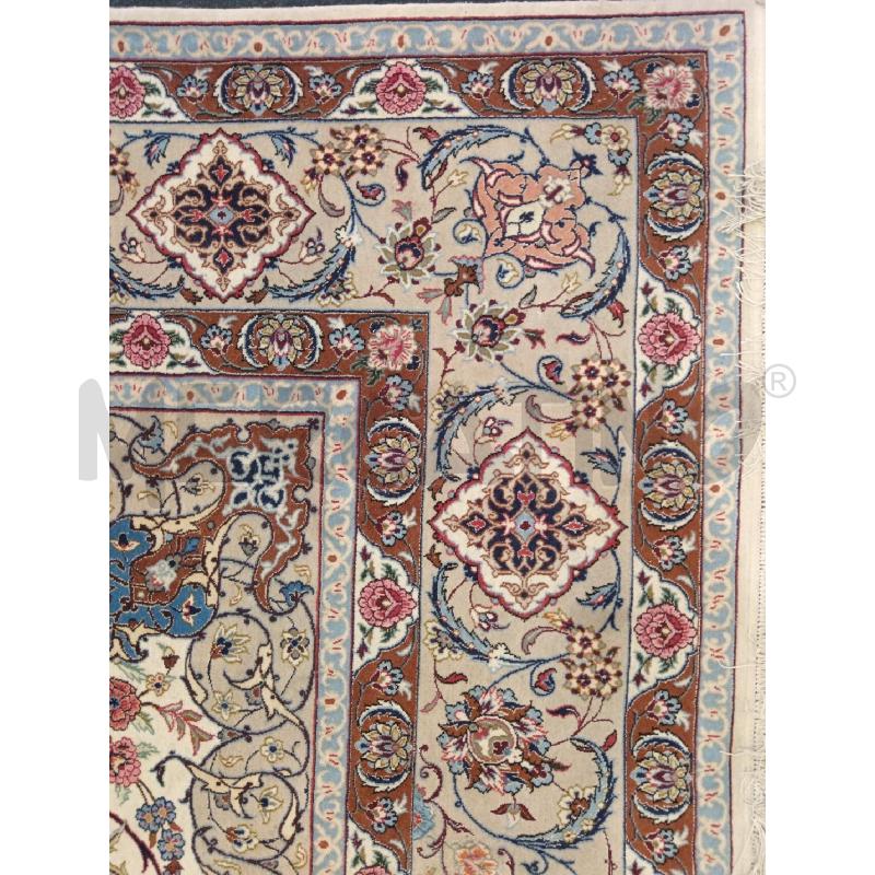 305X200 TAPPETO ISFAHAN EXTRA F SETA CERT | Mercatino dell'Usato Roma eur 3