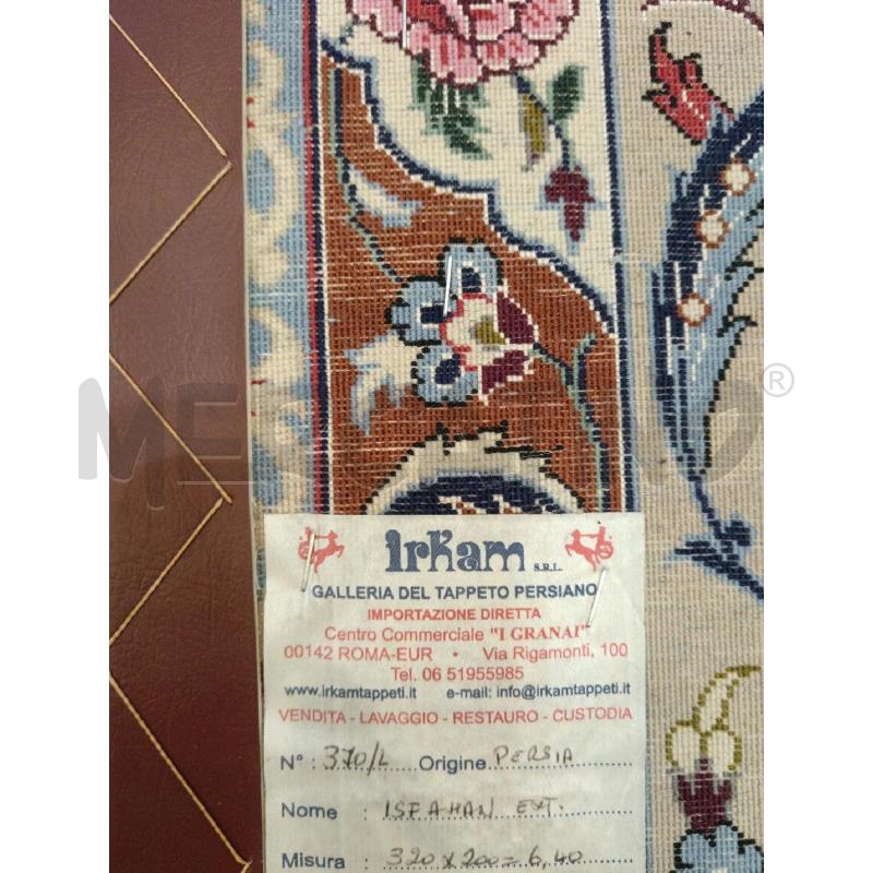 305X200 TAPPETO ISFAHAN EXTRA F SETA CERT | Mercatino dell'Usato Roma eur 4