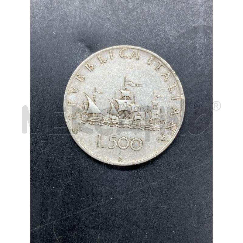 500 LIRE CARAVELLA 1959 | Mercatino dell'Usato Roma eur 1