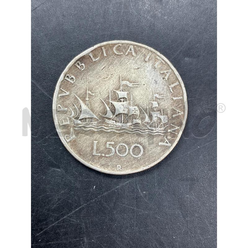 500 LIRE CARAVELLA 1959 | Mercatino dell'Usato Roma eur 1