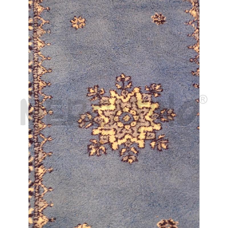 83X185 TAPPETO MARROCHINO BLU | Mercatino dell'Usato Roma eur 2
