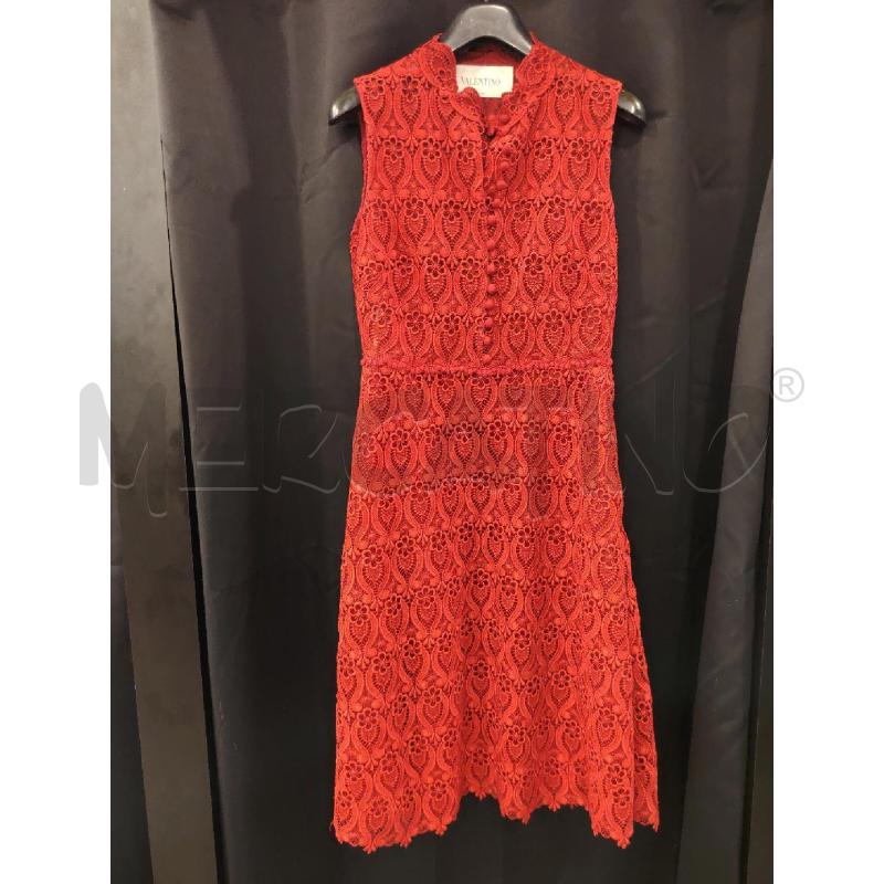 ABITO VALENTINO GARAVANI ROSSO PIZZO + MANTELLA  | Mercatino dell'Usato Roma eur 2