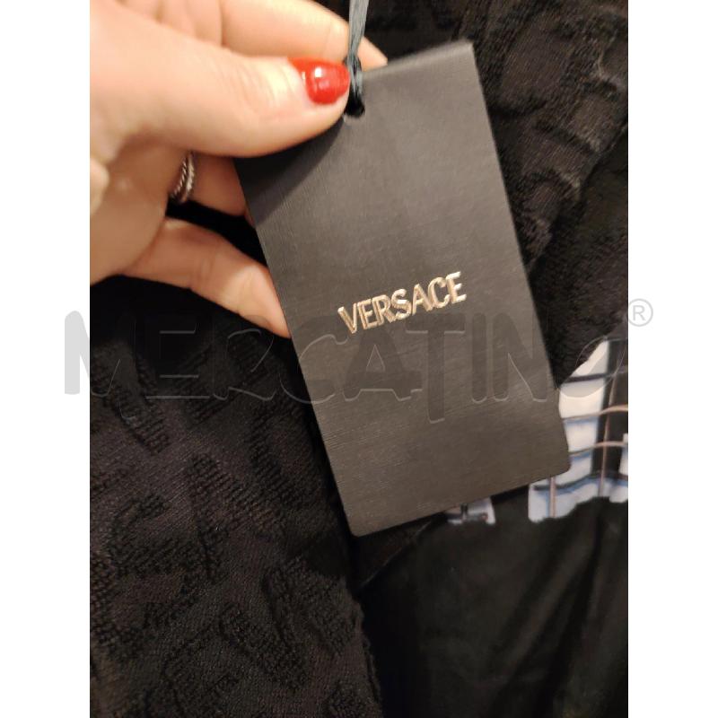 ACCAPPATOIO U VERSACE NERO INT LOGHI IN RILIEVO | Mercatino dell'Usato Roma eur 2