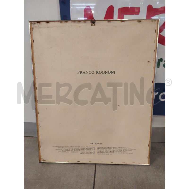 ACQUAFORTE A FIRMA ROGNONI | Mercatino dell'Usato Roma eur 5