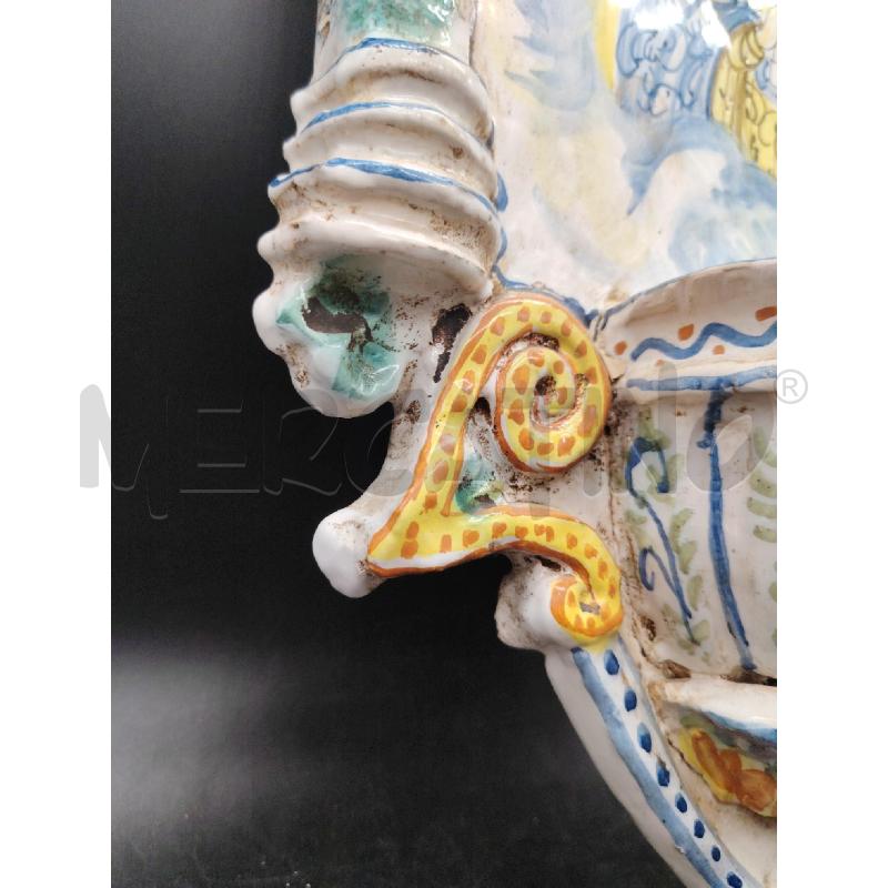 ACQUASANTIERA IMMAGINE SACRA DIPINTA A MANO  | Mercatino dell'Usato Roma eur 3