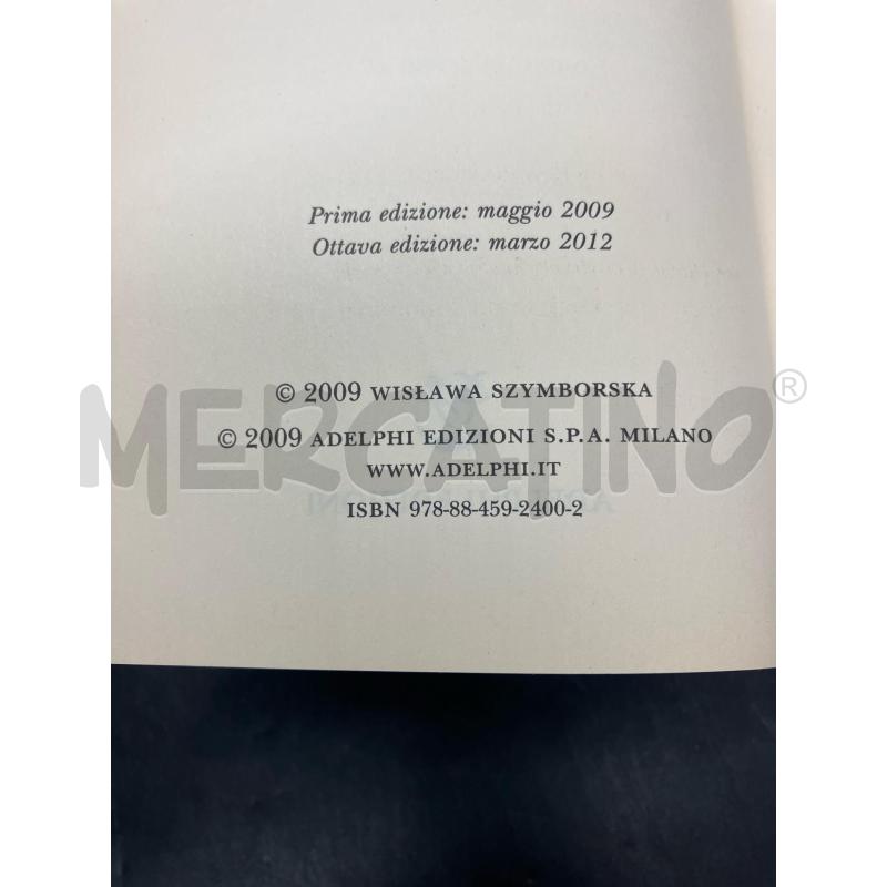 ADELPHI SKYMBORSKA LA GIOIA DI SCRIVERE | Mercatino dell'Usato Roma eur 3
