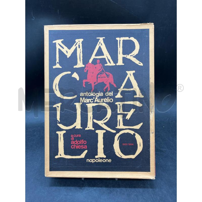 ADOLFO CHIESA ANTOLOGIA DI MARCAURELIO  | Mercatino dell'Usato Roma eur 1