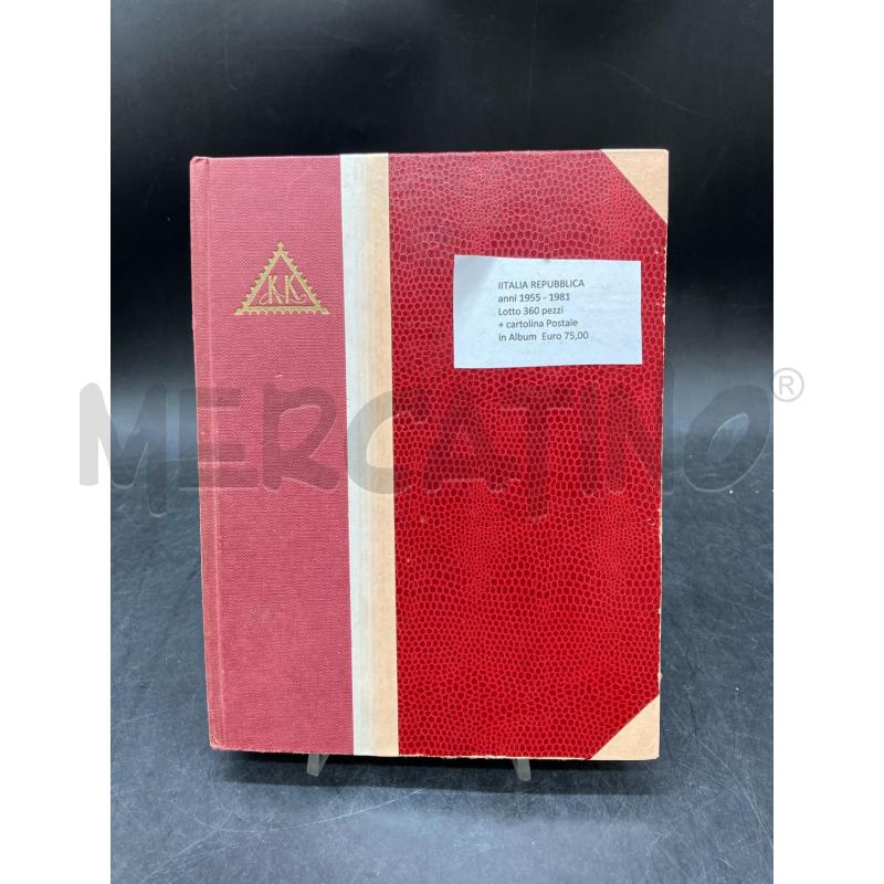 ALBUM FRANCOBOLLI ITALIA REPUBBLICA 1955-1981 | Mercatino dell'Usato Roma eur 1
