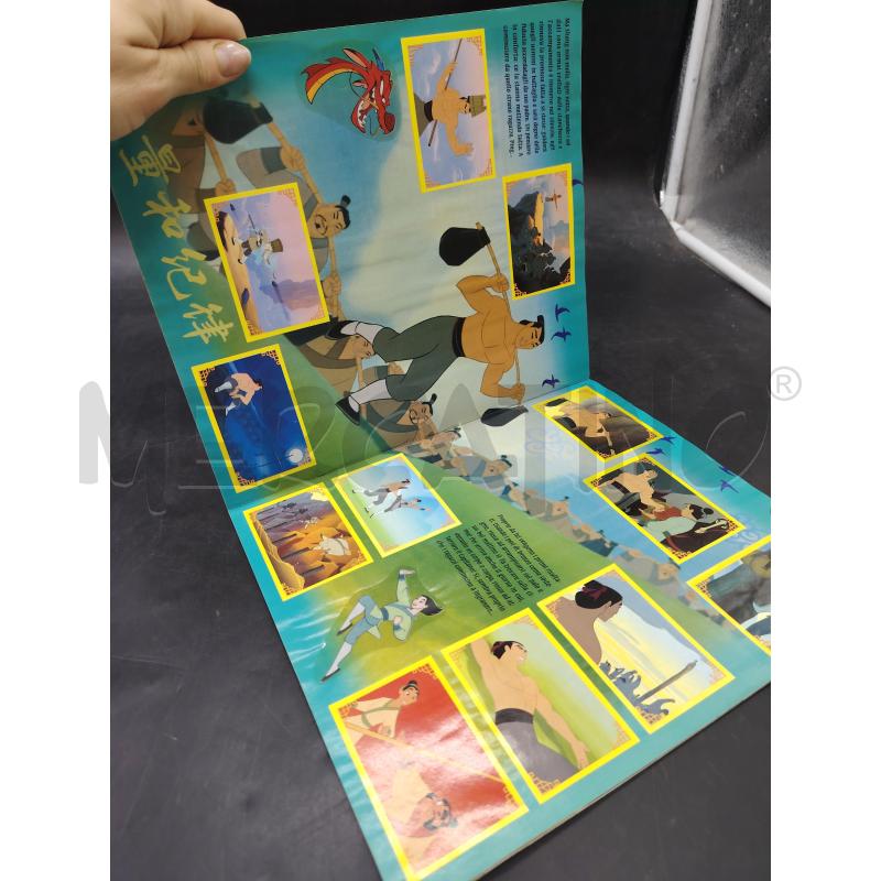 ALBUM PANINI MULAN 1998 COMPLETO | Mercatino dell'Usato Roma eur 2