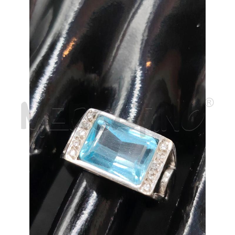 ANELLO* PIETRA AZZ | Mercatino dell'Usato Roma eur 2