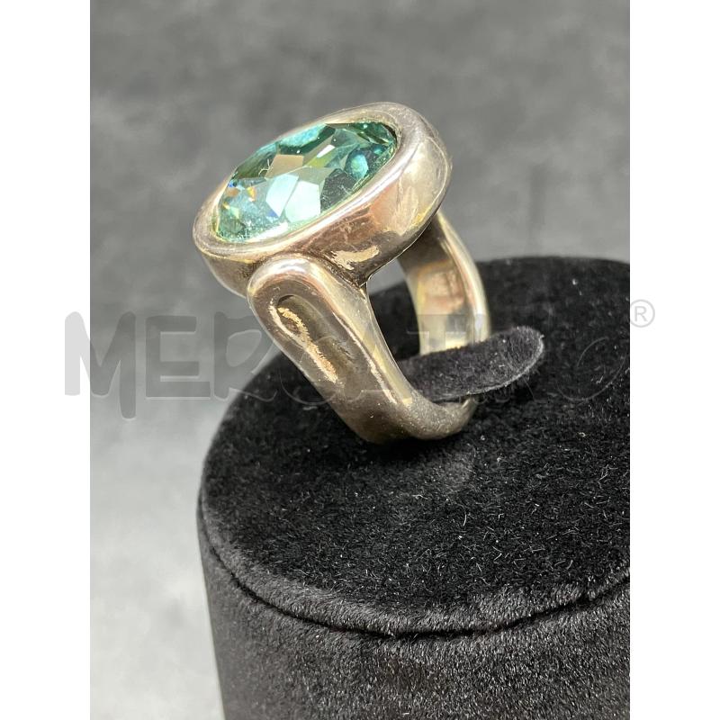 ANELLO 1 DE 50 OVALE PIETRA AZZ | Mercatino dell'Usato Roma eur 2