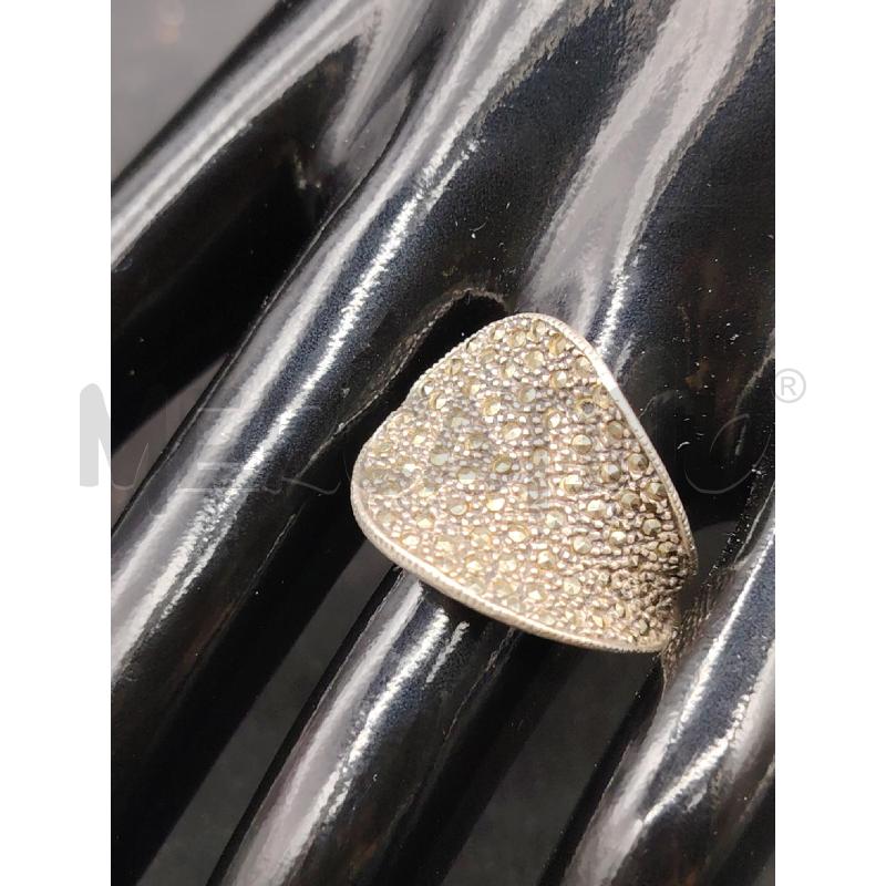 ANELLO DFUSION CURVA MARCASITE | Mercatino dell'Usato Roma eur 2