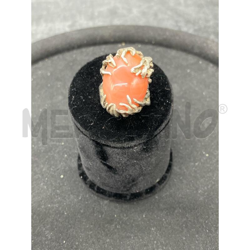 ANELLO DONNA FUSION PIETRA ROSA | Mercatino dell'Usato Roma eur 1