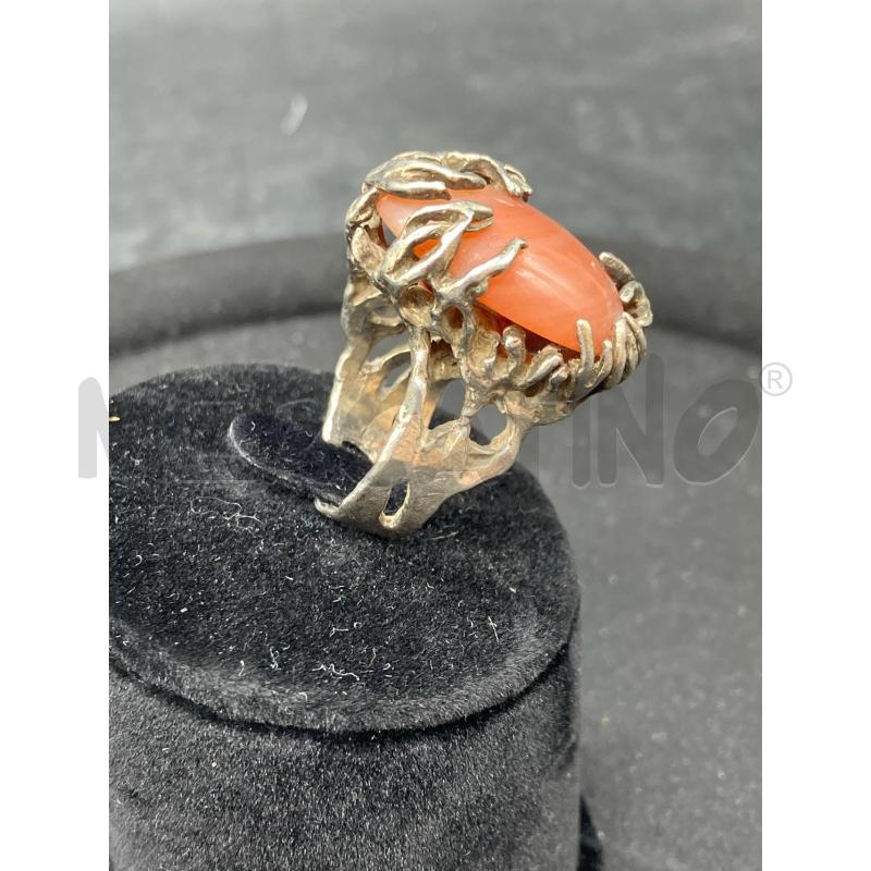 ANELLO DONNA FUSION PIETRA ROSA | Mercatino dell'Usato Roma eur 2