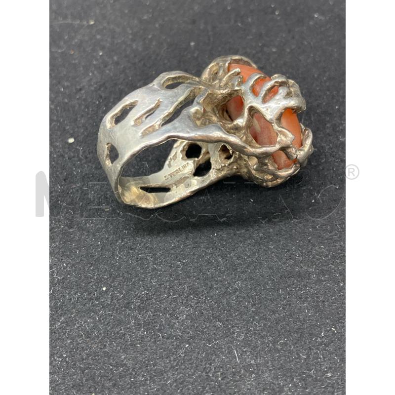ANELLO DONNA FUSION PIETRA ROSA | Mercatino dell'Usato Roma eur 4