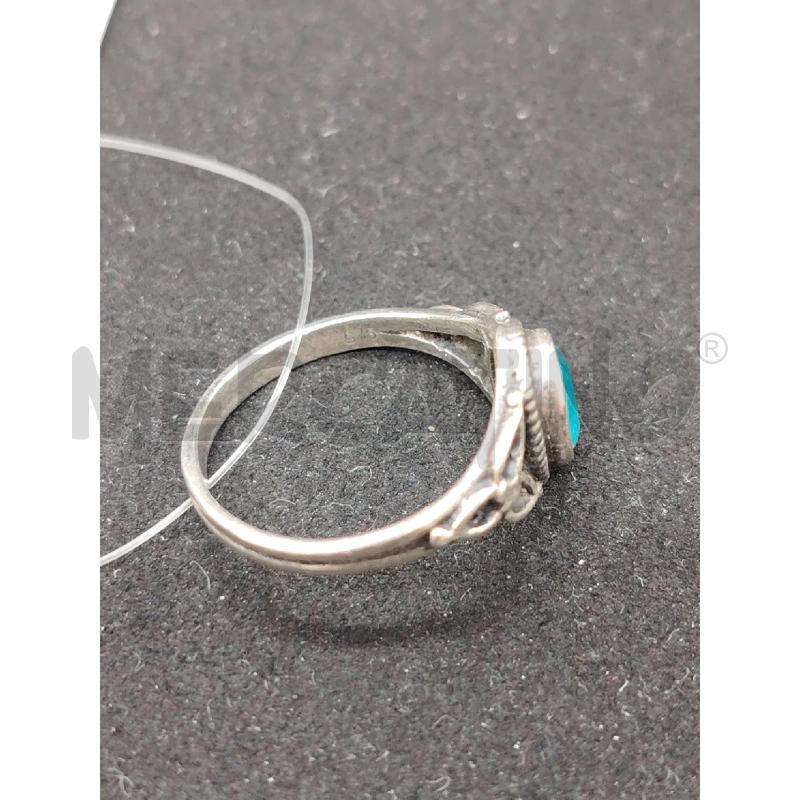 ANELLO D FUSION PIETRA OVALE CEL | Mercatino dell'Usato Roma eur 3
