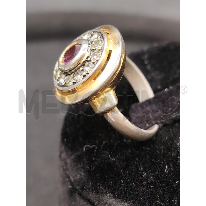 ANELLO D FUSION ROSETTA PIETRA VIOLA | Mercatino dell'Usato Roma eur 3