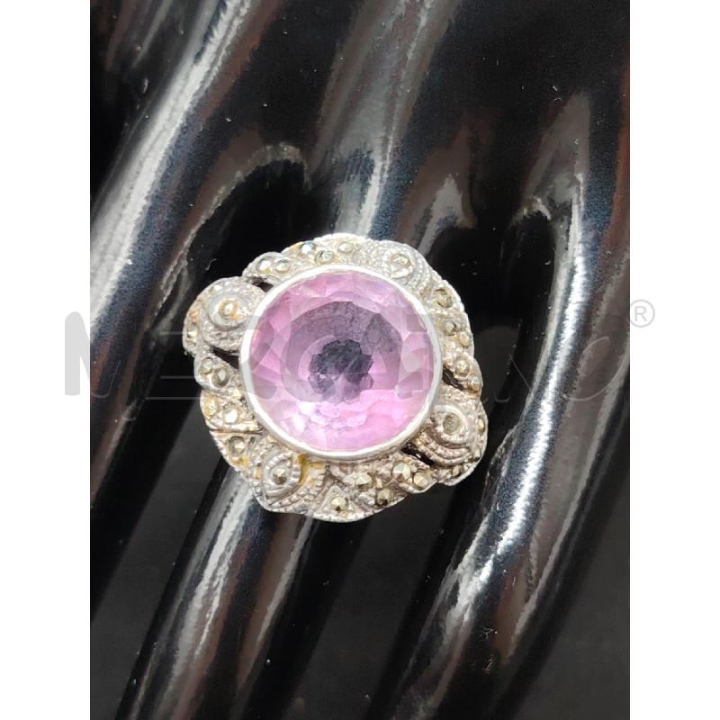 ANELLO FUSION AMETISTA TONDA MARCASS | Mercatino dell'Usato Roma eur 2