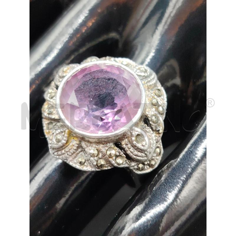 ANELLO FUSION AMETISTA TONDA MARCASS | Mercatino dell'Usato Roma eur 3