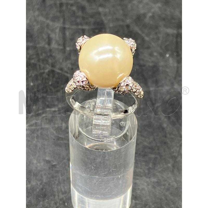 ANELLO FUSION BRILL PERLA GRANDE | Mercatino dell'Usato Roma eur 1
