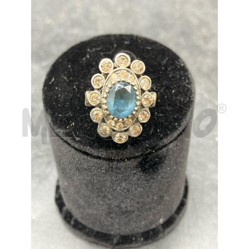 ANELLO FUSION BRILL PIETRA BLU | Mercatino dell'Usato Roma eur 1