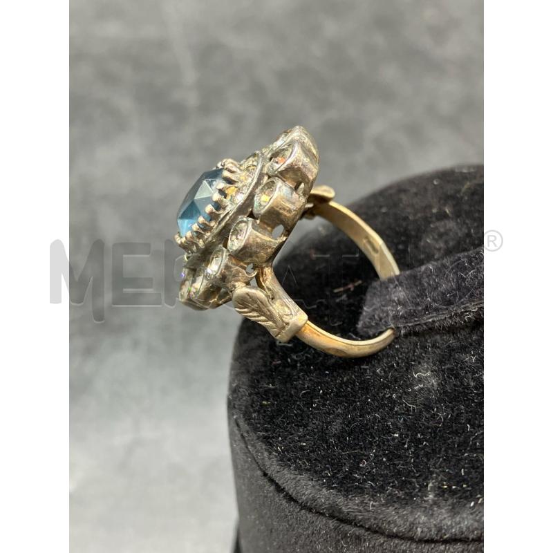ANELLO FUSION BRILL PIETRA BLU | Mercatino dell'Usato Roma eur 2