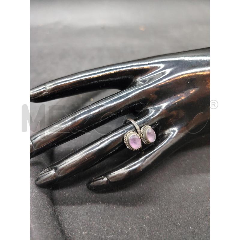 ANELLO FUSION DUE PIETRE AMETISTA | Mercatino dell'Usato Roma eur 1
