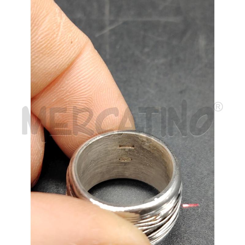 ANELLO FUSION FASCIA FILI RILEIVO  | Mercatino dell'Usato Roma eur 2