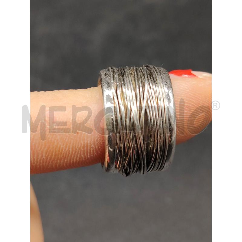 ANELLO FUSION FASCIA FILI RILEIVO  | Mercatino dell'Usato Roma eur 3