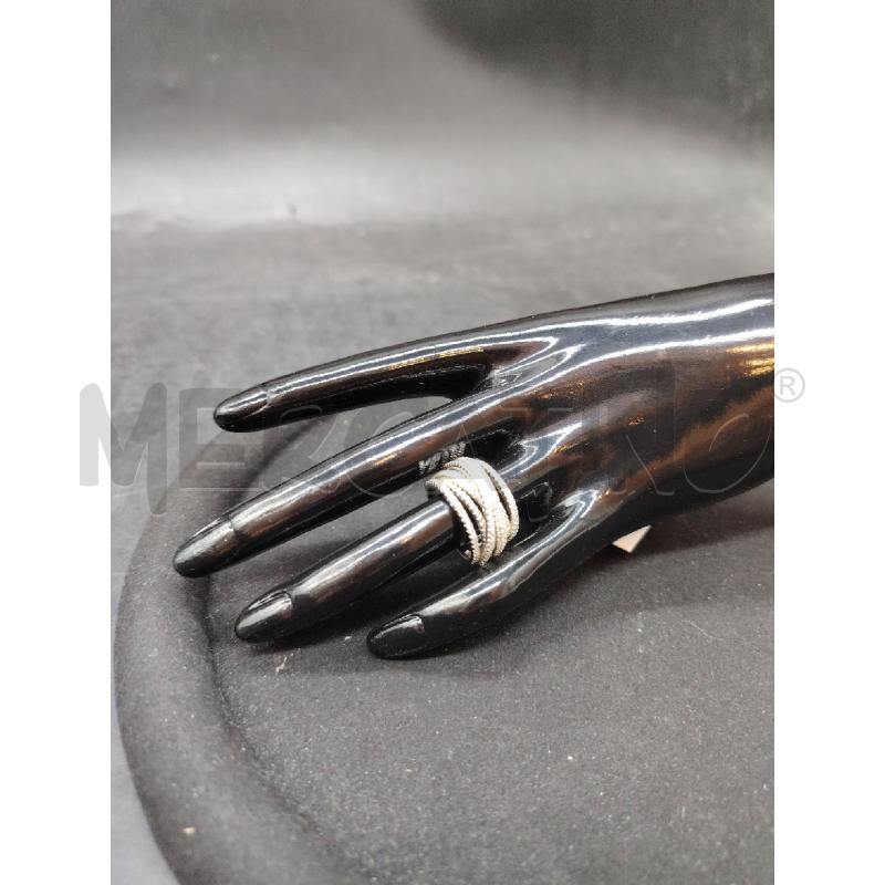 ANELLO FUSION FASCIA STRASS INCROCIATA | Mercatino dell'Usato Roma eur 1