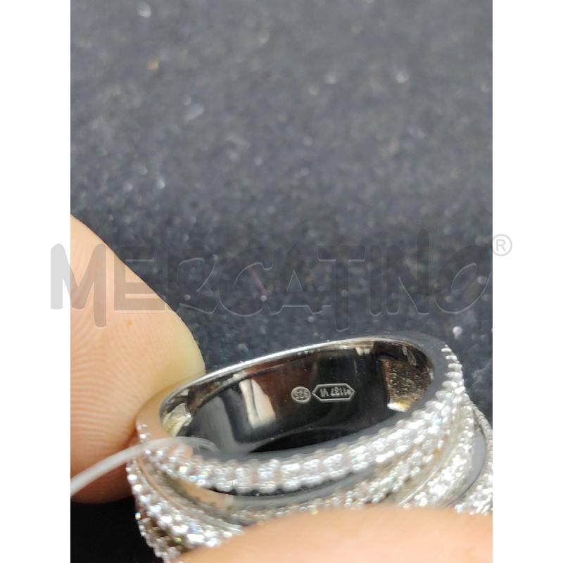 ANELLO FUSION FASCIA STRASS INCROCIATA | Mercatino dell'Usato Roma eur 3
