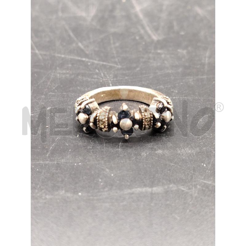 ANELLO FUSION FIORI BLU  | Mercatino dell'Usato Roma eur 1