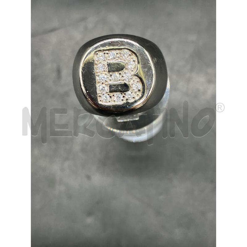 ANELLO FUSION LETTERA B BRILL | Mercatino dell'Usato Roma eur 2