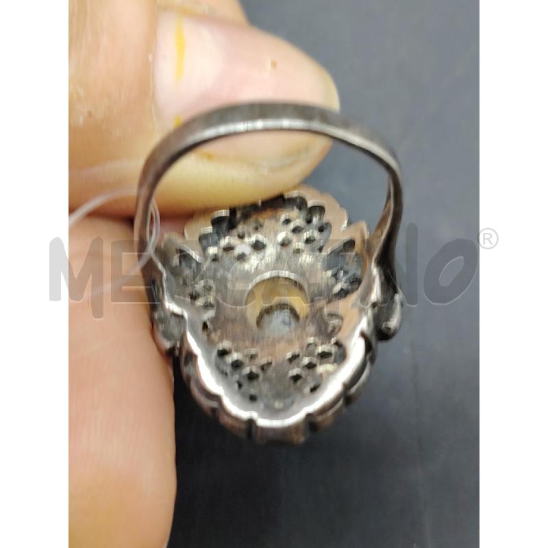ANELLO FUSION MARCASSITE ROMBO NE | Mercatino dell'Usato Roma eur 3